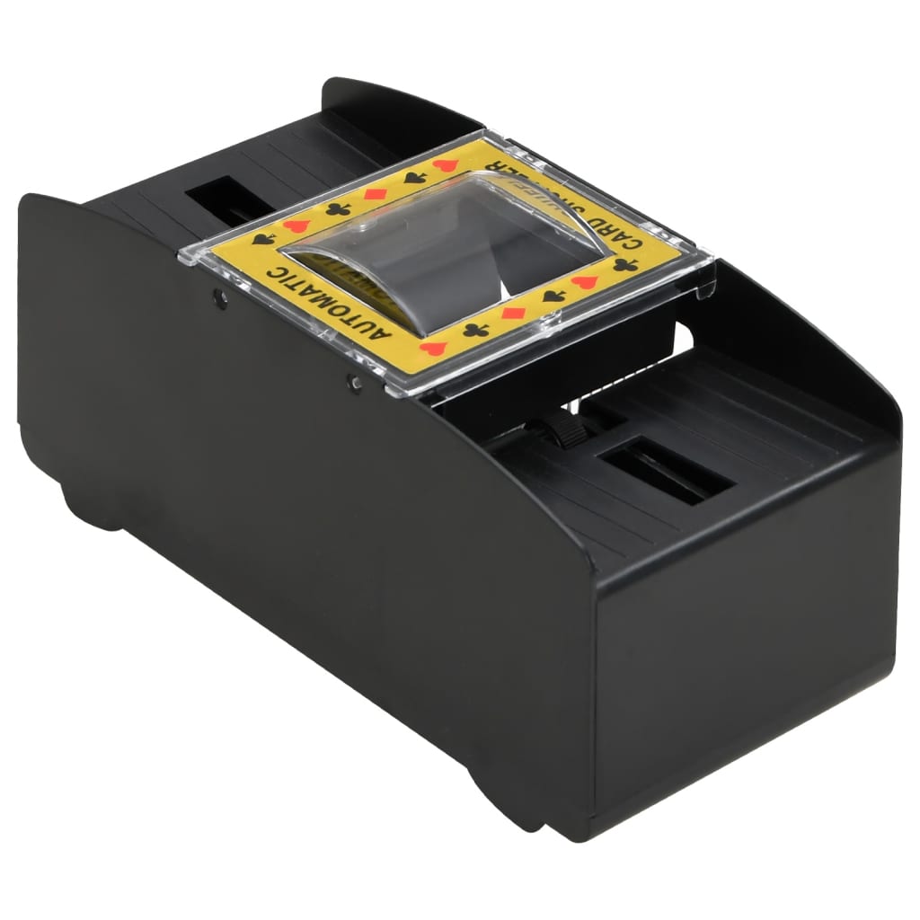 Barajador de cartas automático negro 2 barajas
