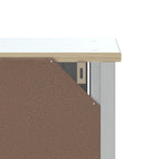 Mueble de baño BERG madera maciza de pino blanco 40x34x110 cm