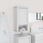 Mueble de baño madera maciza de acacia y hierro 40x30x90 cm