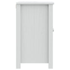 Mueble de lavabo baño BERG madera maciza pino blanco 60x34x59cm