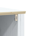 Mueble de lavabo baño BERG madera maciza pino blanco 60x34x59cm