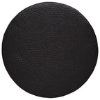 Mesa de centro aluminio martillado latón negro Ø 50x30 cm