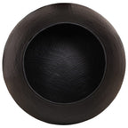 Mesa de centro aluminio martillado latón negro Ø 50x30 cm