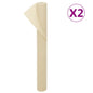 Cubierta para plantas 2 rollos 70 g/m² 10x1,6 m