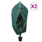 Cubiertas para plantas con cremallera 10 uds 70 g/m² 1,2x1,8 m