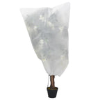 Cubiertas para plantas con cordón 12 uds 70 g/m² 0,8x0,8 m