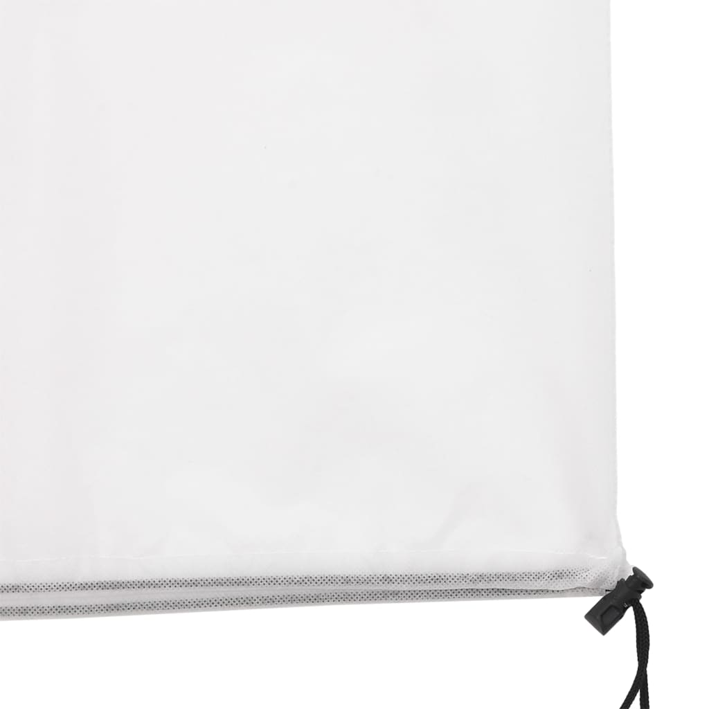 Cubierta para plantas con cremallera 10 uds 70 g/m² 1,55x1,55 m