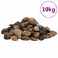 Seixos polidos cores mistas 10 kg 2-5 cm