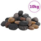 Seixos polidos cores mistas 10 kg 2-5 cm