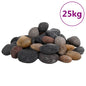 Seixos polidos cores mistas 10 kg 2-5 cm