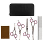 Set de tijeras de peluquería canina 4 piezas acero inoxidable
