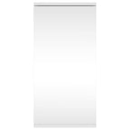 Mueble de baño de esquina con espejo blanco 30x24x60 cm