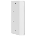 Mueble de baño de esquina con espejo blanco 30x24x60 cm