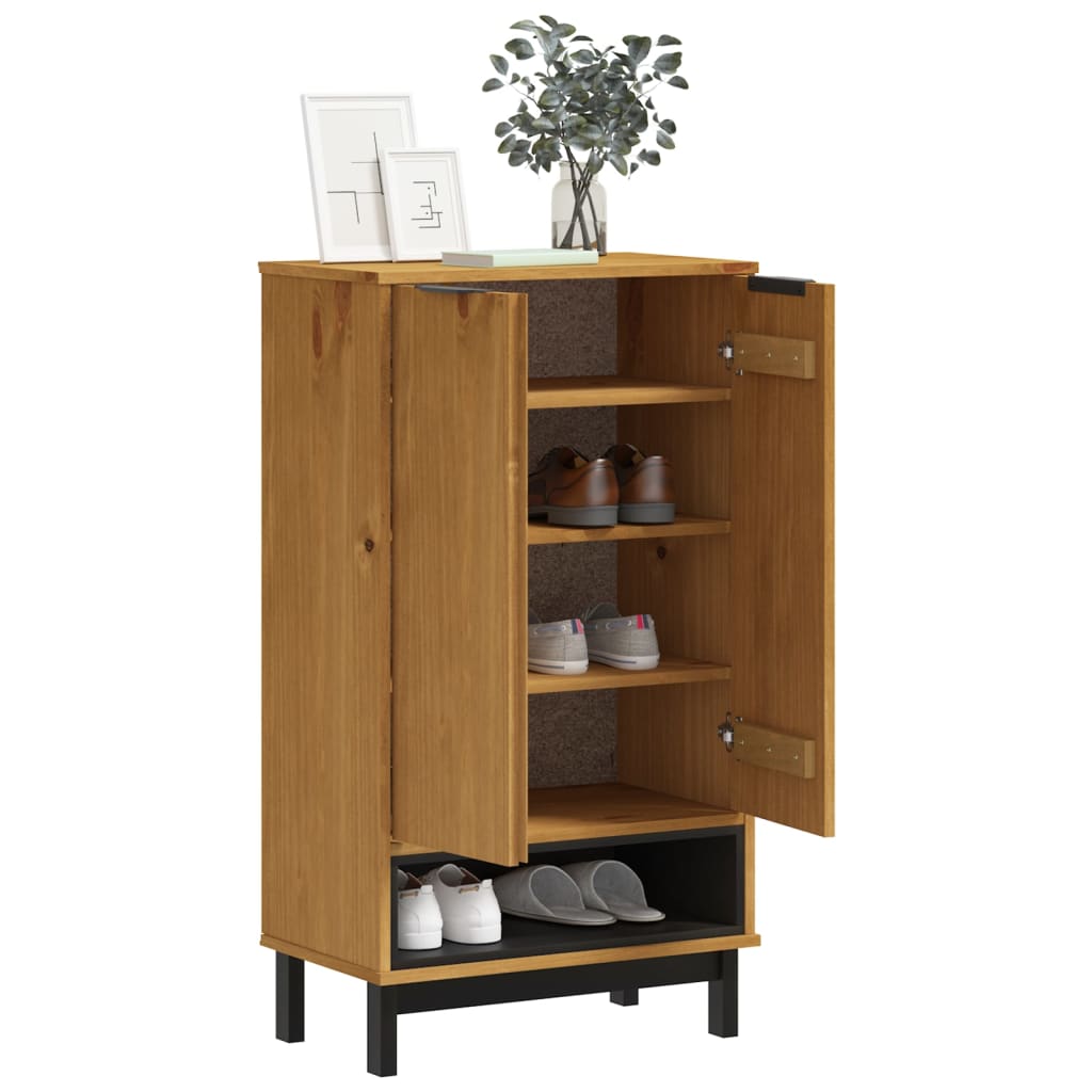 Zapatero FLAM madera maciza de pino 59,5x35x107 cm