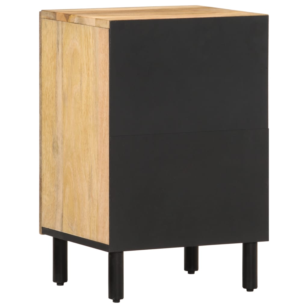Mueble de baño madera maciza de mango 38x33x58 cm