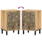 Mueble de baño madera maciza de mango 38x33x58 cm