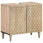 Solid mango wood bathroom vanity unit 62x33x58 cm