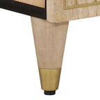 Armario de lavabo para baño madera maciza de mango 62x33x58 cm
