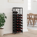 Botellero para 12 botellas madera maciza de pino 36x23x36 cm