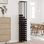 Botellero para 12 botellas madera maciza de pino 36x23x36 cm