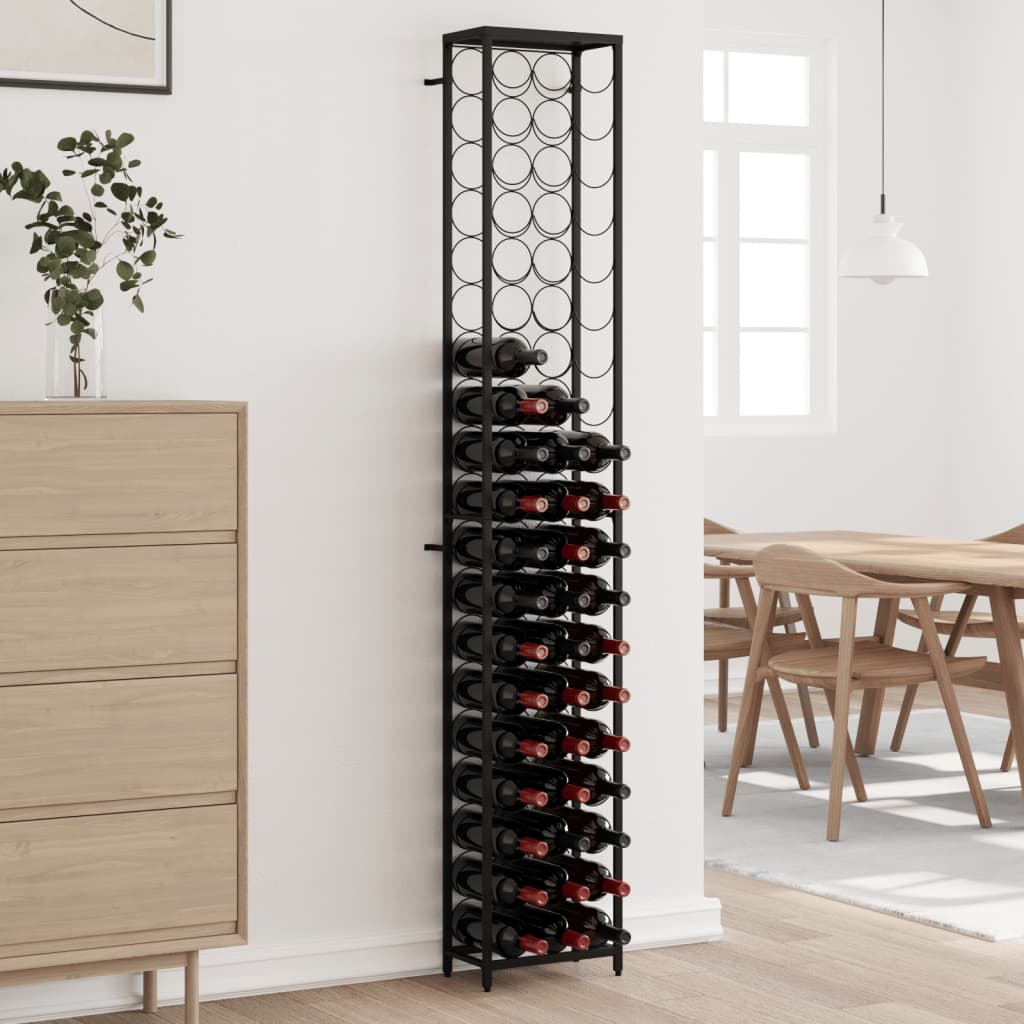Botellero para 12 botellas madera maciza de pino 36x23x36 cm