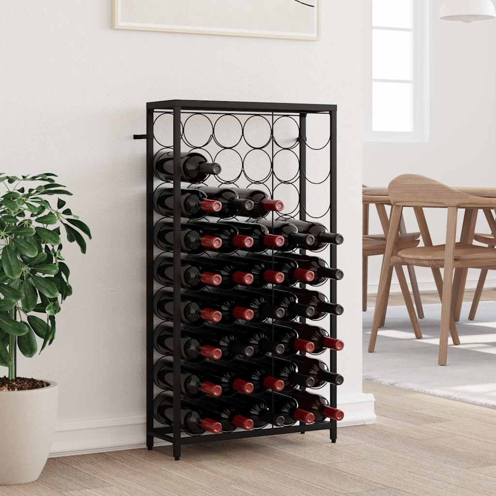Botellero para 12 botellas madera maciza de pino 36x23x36 cm