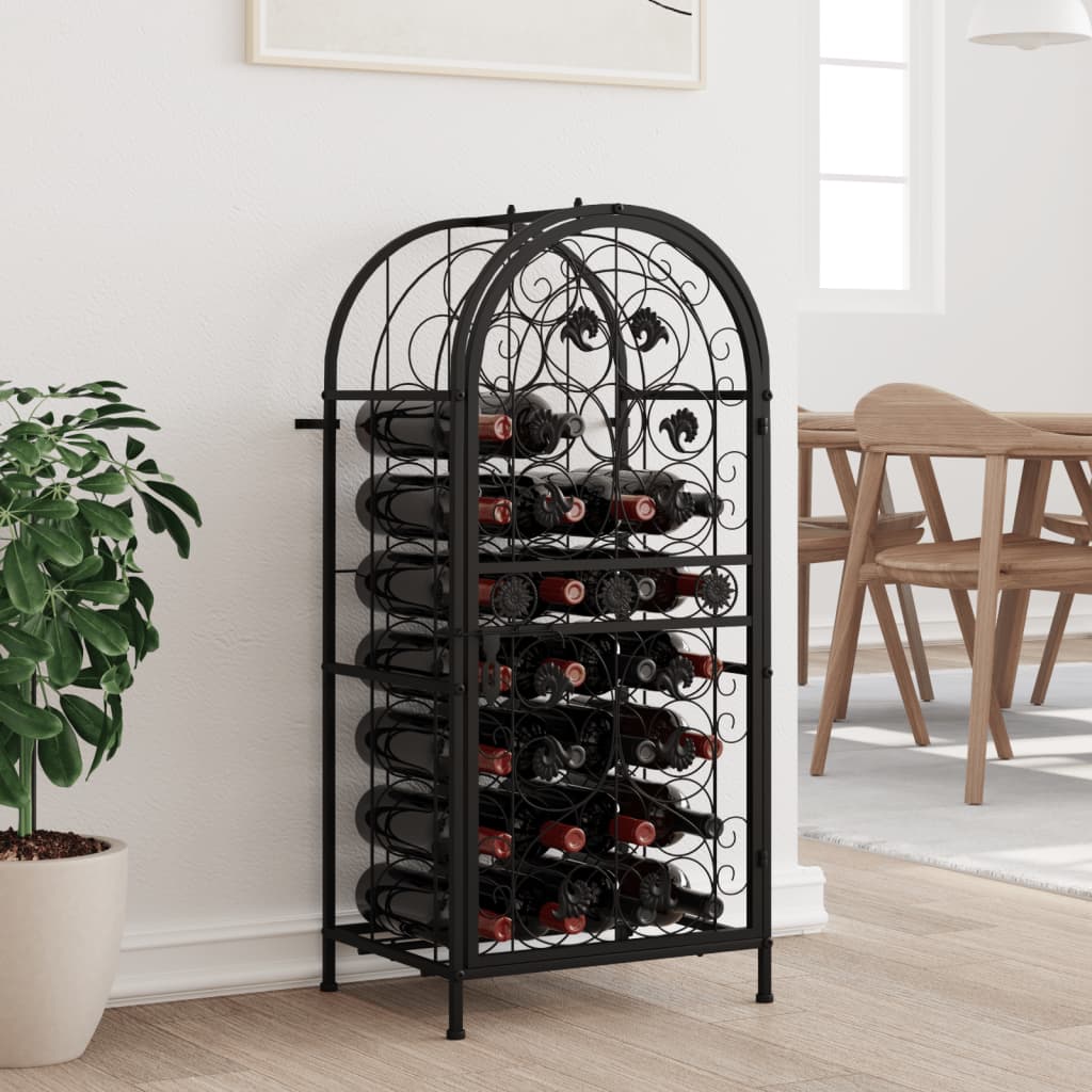 Botellero para 12 botellas madera maciza de pino 36x23x36 cm