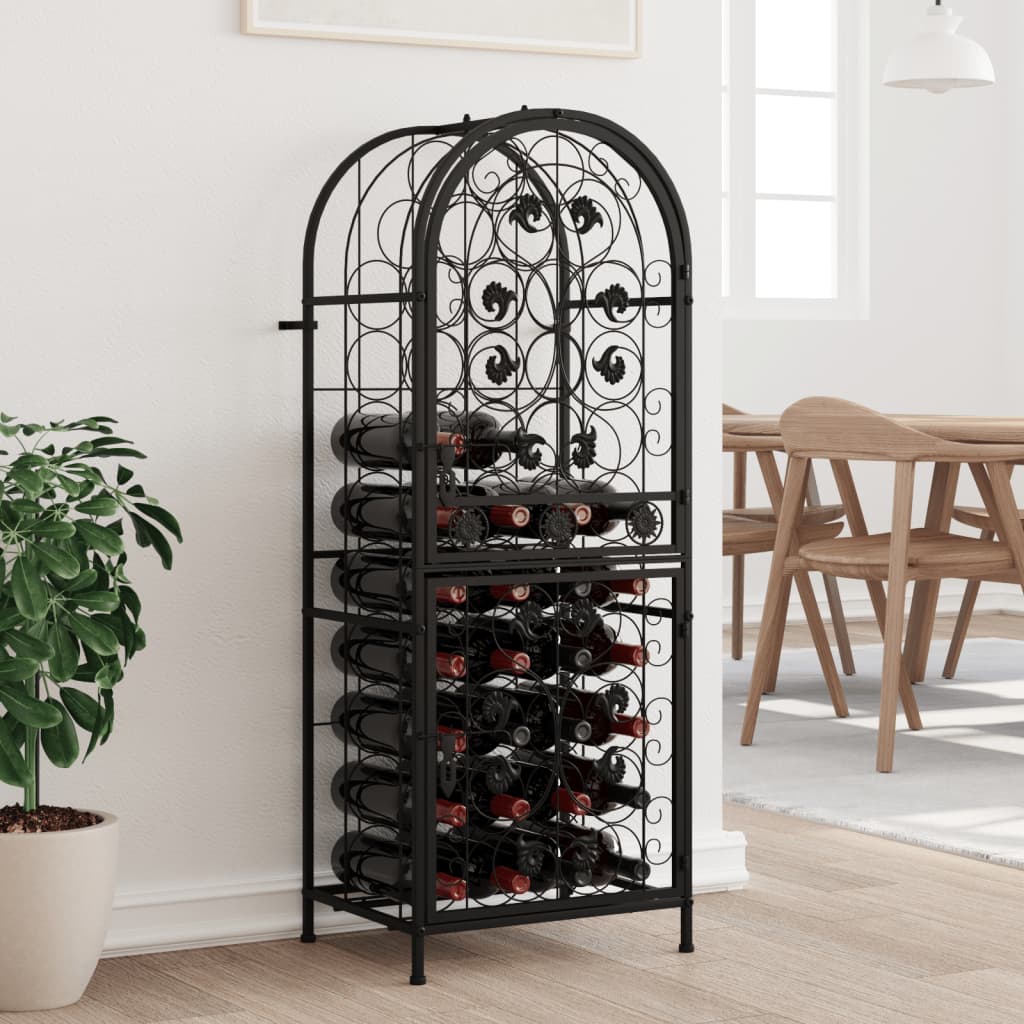 Botellero para 12 botellas madera maciza de pino 36x23x36 cm