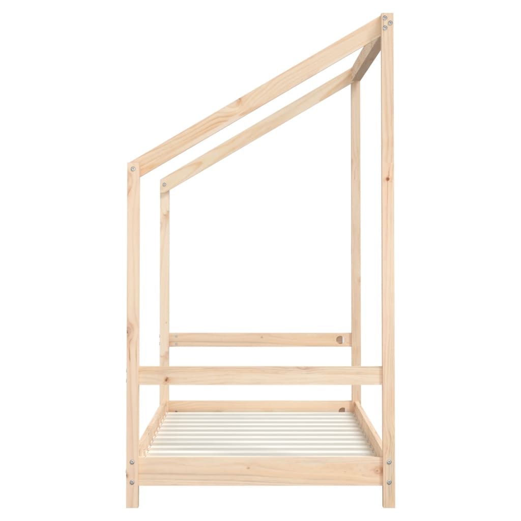 Estructura de cama de niños madera maciza de pino 2x(80x160) cm