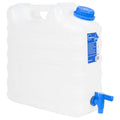 Garrafa de agua con grifo plástico transparente 15 litros