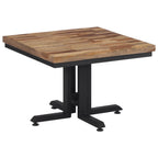 Mesa de centro teca reciclada maciza 55x55x40 cm