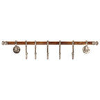 Perchero de pared aluminio 75x15 cm