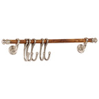 Perchero de pared aluminio 75x15 cm
