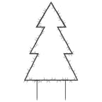 Árbol de Navidad luces decorativas con estacas 115 LED 90 cm