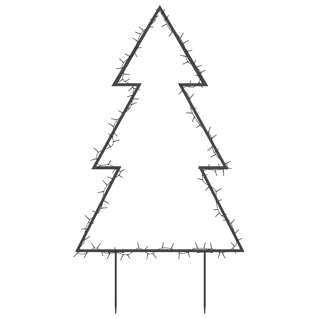 Árbol de Navidad luces decorativas con estacas 115 LED 90 cm