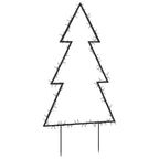 Árbol de Navidad luces decorativas con estacas 115 LED 90 cm