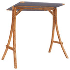 Banco columpio con toldo madera maciza abeto con acabado teca