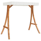 Columpio con cojín y toldo madera maciza de abeto