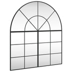 Espejo de pared arco de hierro negro 100x110 cm