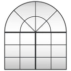 Espejo de pared arco de hierro negro 100x110 cm