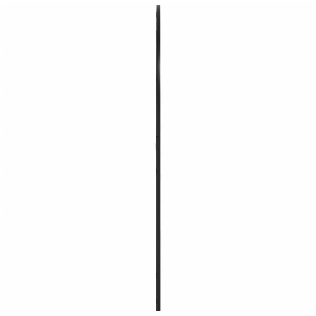 Espejo de pared arco de hierro negro 100x110 cm