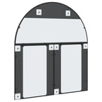 Espejo de pared arco de hierro negro 100x110 cm