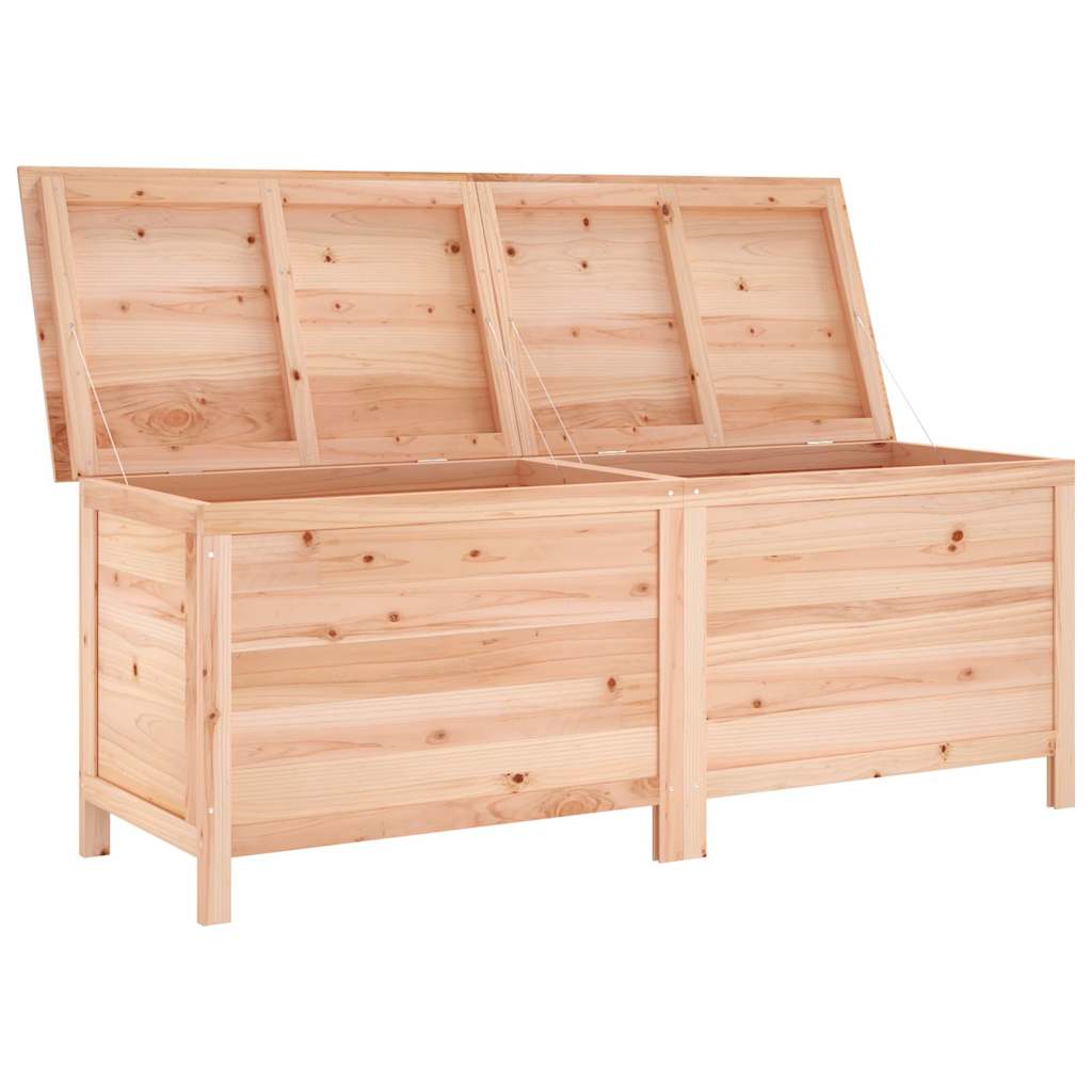 Arcón de jardín madera maciza abeto 150x50x56,5 cm