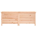Arcón de jardín madera maciza abeto 150x50x56,5 cm