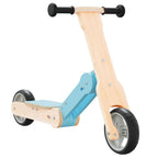 Patinete de niños 2 en 1 azul claro