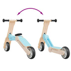 Patinete de niños 2 en 1 azul claro