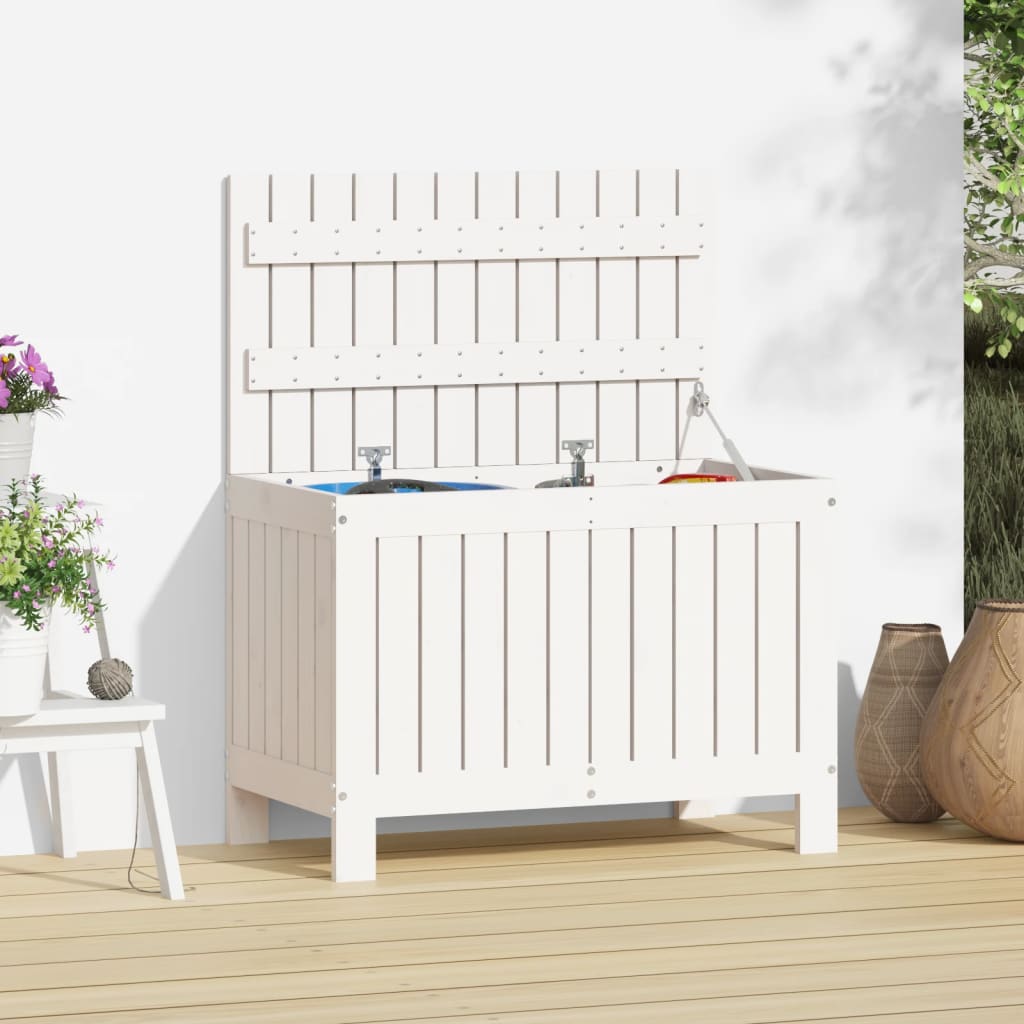 Caja de almacenaje de jardín polipropileno gris 55,5x43x53 cm
