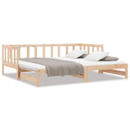 Sofá cama nido madera maciza de pino 90x200 cm