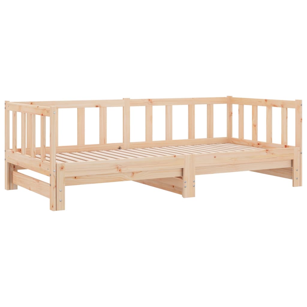 Sofá cama nido madera maciza de pino 90x200 cm