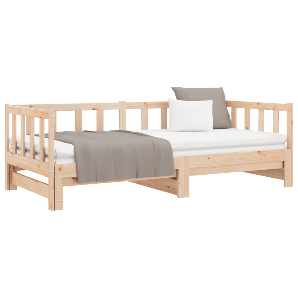 Sofá cama nido madera maciza de pino 90x200 cm